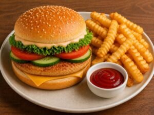 Homemade Chicken Burger - Madame Seri & Co, Vista Bangi