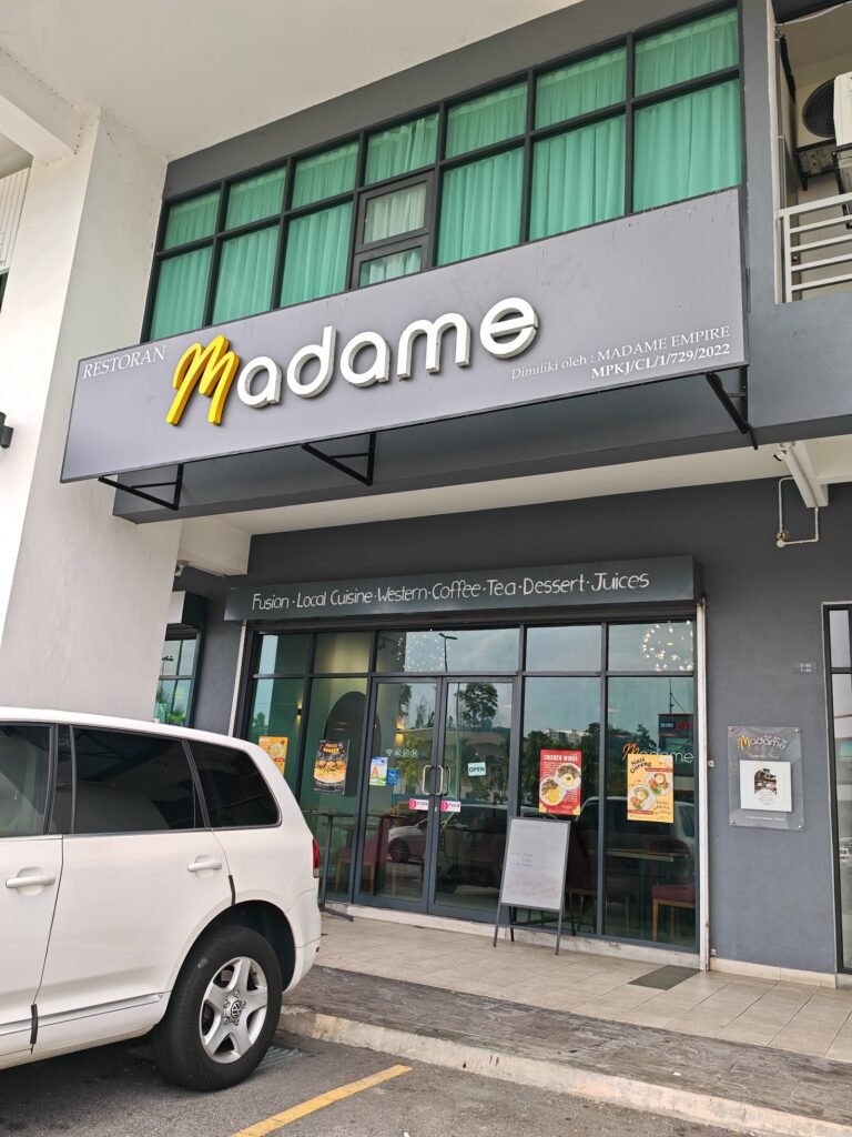 Madame Seri & Co halal fusion restaurant in Vista Bangi, Kajang